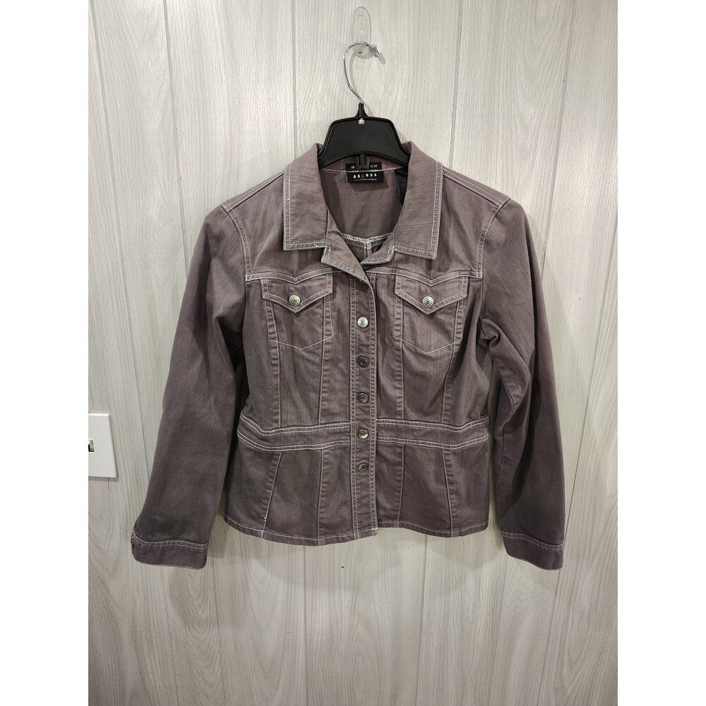 Women's Axcess A Liz Claiborne Company Size L Gray Jacket Night Out Alternative